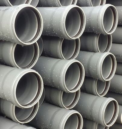 PVC-Rohr 160 mm – Sn8 – mit Muffe - FVR-trading